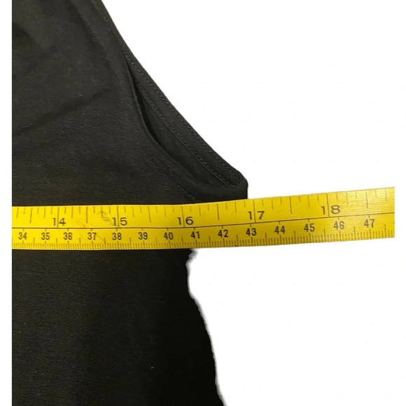 Eileen Fisher Fine Jersey Black Maxi Dress - Picture 8 of 9